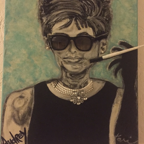 These are my Audrey & Marilyn paintings representing my style for art & fashion! - Picture 1 of 2